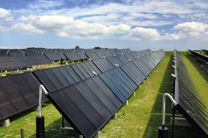 Solare Großanlagen zur Einspeisung in Nahwärme